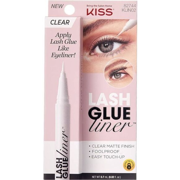 🦋Pick 5/$25 Kiss Lash Glue Clear Eyeliner New Full Size - Picture 1 of 11